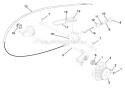 Rear Wheel Drive Diagram and Parts List for 911089 000101 Ariens Lawn Mower