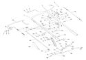 Handlebar And Controls Diagram and Parts List for 911052 000101 Ariens Lawn Mower