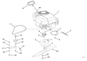 Part Location Diagram of 01192159 Ariens Bracket- Spring Retainer