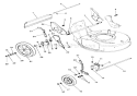 Part Location Diagram of 01168700 Ariens L.H. Rear Bracket