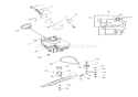 Engine, Blade And Belt Diagram and Parts List for 911048 000101 Ariens Lawn Mower