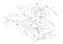 Handlebar And Controls Diagram and Parts List for 911048 000101 Ariens Lawn Mower