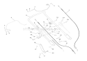Handlebar And Controls Diagram and Parts List for 911509 001014 Ariens Lawn Mower