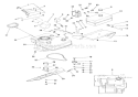 Engine, Blade And Belt Diagram and Parts List for 911038 000101 Ariens Lawn Mower