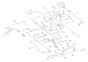 Handlebar And Controls Diagram and Parts List for 911038 000101 Ariens Lawn Mower