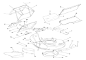 Mower Pan And Bag Diagram and Parts List for 911038 000101 Ariens Lawn Mower
