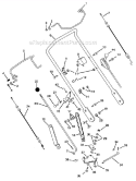 Handlebar & Controls Diagram and Parts List for 911315 000101 Ariens Lawn Mower