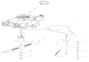 Blade And Belt Diagram and Parts List for 911504 000101 Ariens Lawn Mower