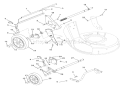 Wheels & Adjusters Diagram and Parts List for 911101 000101 Ariens Lawn Mower