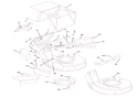 Mower Pan And Bag Diagram and Parts List for 911161 000101 Ariens Lawn Mower