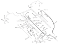 Handlebar And Controls Diagram and Parts List for 911183 000101 Ariens Lawn Mower