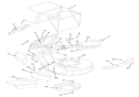 Mower Pan And Bag Diagram and Parts List for 911183 000101 Ariens Lawn Mower