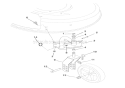 Swivel Wheels And Brackets Diagram and Parts List for 911511 000101 Ariens Lawn Mower
