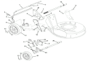 Page F Diagram and Parts List for 911396 003000 Ariens Lawn Mower