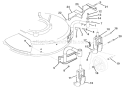 Swivel Wheels And Brackets Diagram and Parts List for 911144 005000 Ariens Lawn Mower