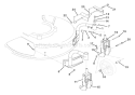 Swivel Wheels And Brackets Diagram and Parts List for 911334 000101 Ariens Lawn Mower