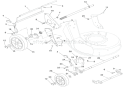 Wheels And Adjusters Diagram and Parts List for 911516 005106 Ariens Lawn Mower