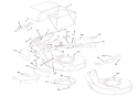 Mower Pan And Bag Diagram and Parts List for 911162 000101 Ariens Lawn Mower