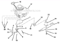 Engine, Blade & Belt Diagram and Parts List for 911337 000101 Ariens Lawn Mower