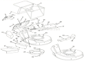 Mower Pan & Bag Diagram and Parts List for 911337 003000 Ariens Lawn Mower