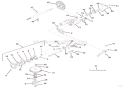 Friction Wheel And Drive Diagram and Parts List for 911143 005000 Ariens Lawn Mower
