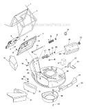 Page D Diagram and Parts List for 911051 007251 Ariens Lawn Mower