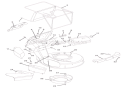 Mower Pan And Bag Diagram and Parts List for 911160 000101 Ariens Lawn Mower