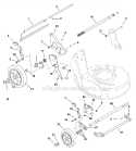 Page H Diagram and Parts List for 911513 000101 Ariens Lawn Mower