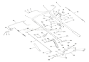 Handlebar And Controls Diagram and Parts List for 911043 000101 Ariens Lawn Mower