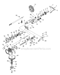 Friction Wheel Drive Diagram and Parts List for 911065 000101 Ariens Lawn Mower