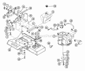 Fuel System & Electrical Components Diagram and Parts List for 935008 000101 Ariens Lawn Tractor