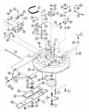 Mower 32" Diagram and Parts List for 935008 000101 Ariens Lawn Tractor
