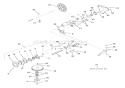 Friction Wheel And Drive Diagram and Parts List for 911330 001772-001964 Ariens Lawn Mower