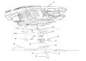 Engine, Blade & Belt Diagram and Parts List for 911341 001000 Ariens Lawn Mower