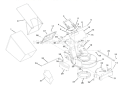 Mower Deck And Bagger Diagram and Parts List for 911252 000101 Ariens Lawn Mower