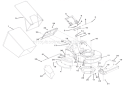 Mower Deck And Bagger Diagram and Parts List for 911271 000101 Ariens Lawn Mower