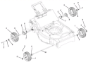 Part Location Diagram of 00611800 Ariens Spacer, Wheel