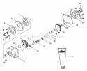 Gear Case Diagram and Parts List for 927048 002701 Ariens Lawn Tractor