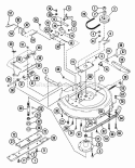 Part Location Diagram of 02728400 Ariens Blade Tray