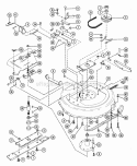 Mower 28" Diagram and Parts List for 927021 000101 Ariens Lawn Tractor