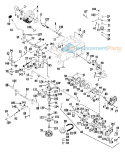 Drive Assembly Diagram and Parts List for 927004 000101 Ariens Lawn Tractor