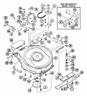 Mower 30" (S/N 001001 And Up) Diagram and Parts List for 927010 000101 Ariens Lawn Tractor