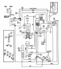 Riding Mower With Electric Start Diagram and Parts List for 927025 004001 Ariens Lawn Tractor