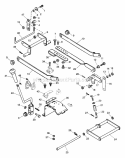 Mower Height Linkage Diagram and Parts List for 927050 000101 Ariens Lawn Tractor