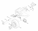 Rear Axle Diagram and Parts List for 927056 000101 Ariens Lawn Tractor