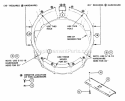 Flange 30" Diagram and Parts List for 927042 000101 Ariens Lawn Tractor