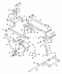 Mower Height Linkage Diagram and Parts List for 927042 000101 Ariens Lawn Tractor