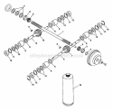Part Location Diagram of 06606300 Ariens Key 1/4 X 1Wdrf