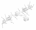 Tine Assembly Diagram and Parts List for 901025 000101 Ariens Tiller