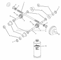 Gear And Shafts Diagram and Parts List for 901428 000101 Ariens Tiller